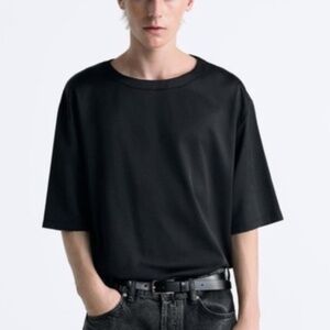 Zara men’s satin effect shirt